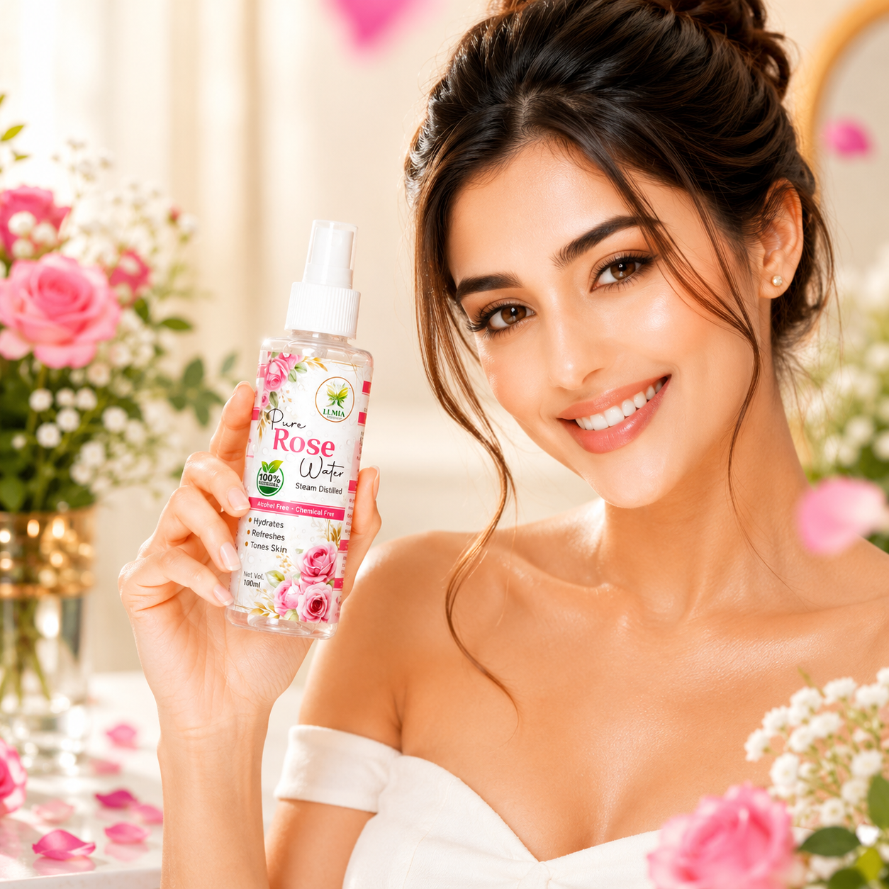 Lumia Glutathione Beauty Cream + Lumia Pure Rose Water