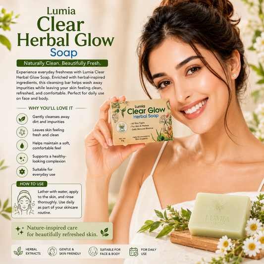 Lumia Clear Herbal Glow Soap + Lumia Pure Rose Water
